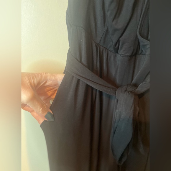 Maeve by Anthropologie Black Wide Leg Jumpsuit NWOT - Picture 2 of 9